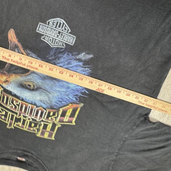 Harley Davidson Portland OR Paradise Old Town PDX Mens XL Short Sleeve Crewneck - Picture 4 of 8